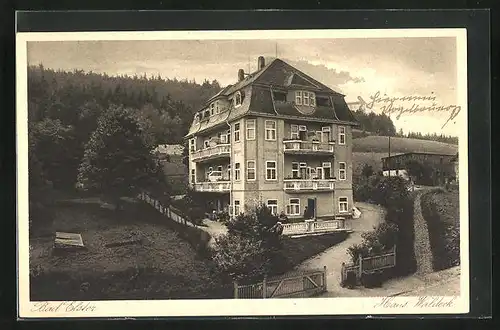 AK Bad Elster, Hotel Haus Waldeck