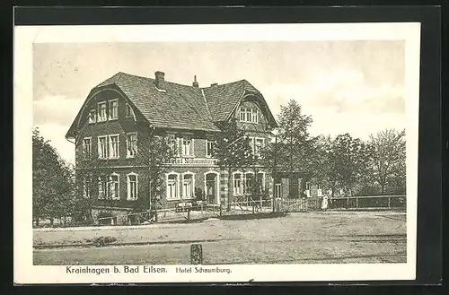 AK Krainhagen b. Bad Eilsen, Hotel Schaumburg
