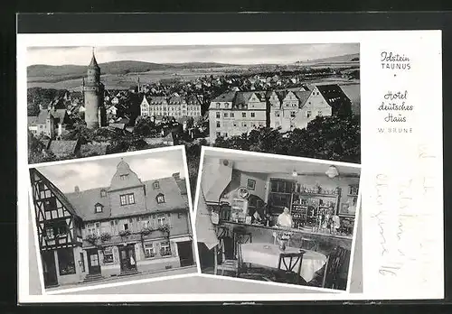 AK Idstein /Taunus, Hotel deutsches Haus, Panorama