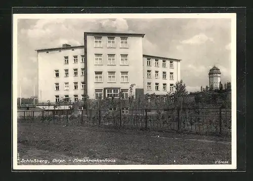 AK Schlossberg, Kreiskrankenhaus und Wasserturm