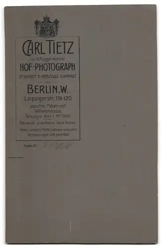 Fotografie Carl Tietz, Berlin, Leipzigerstrasse 119-120, älterer Herr mit weissem Vollbart