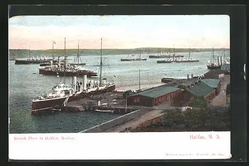 AK Halifax, British Fleet in Harbor