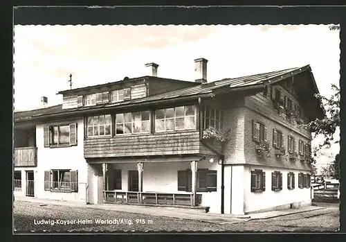 AK Wertach / Allg., Hotel-Pension Ludwig-Kayser-Heim