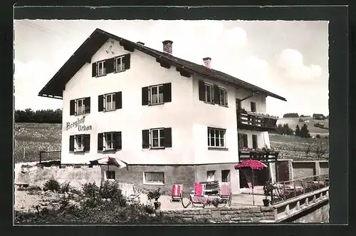AK Wertach / Allgäu, Gasthaus Berghof Urban