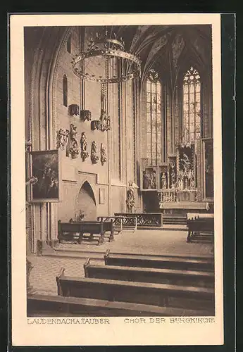 AK Laudenbach /Tauber, Chor der Bergkirche