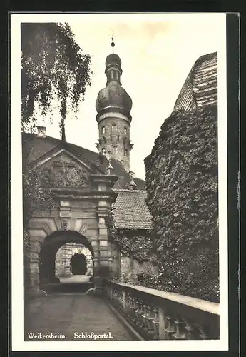 AK Weikersheim, Vorm Schlossportal