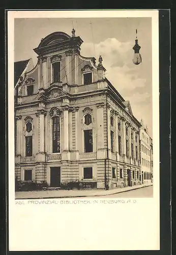 AK Neuburg a. D., Kgl. Provinzial-Bibliothek