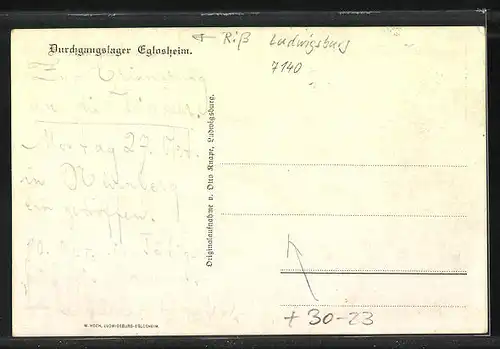 AK Eglosheim, Kriegsgefangene im Durchgangslager