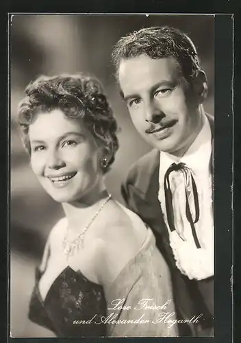 AK Schauspielerin Lore Frisch und Schauspieler Alexander Hegarth in dem Film Meine Frau macht Musik