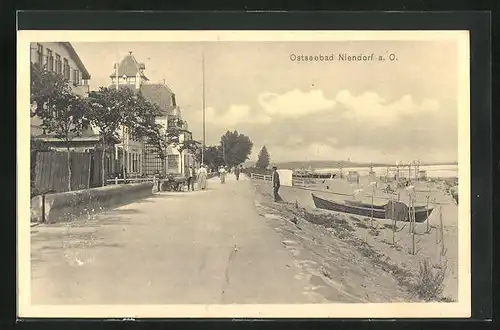 AK Niendorf a. O., Uferpromenade