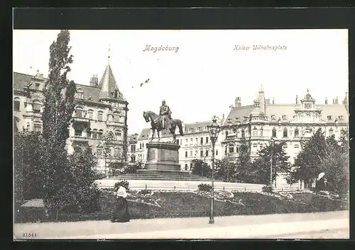 AK Magdeburg, Kaiser Wilhelmplatz
