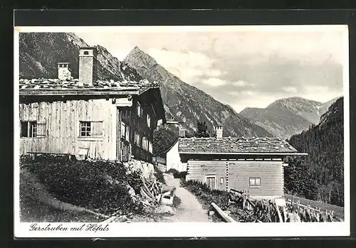 AK Gerstruben, Hüten vor Berglandschaft