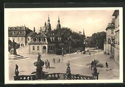 AK Fulda, Bonifatiusdenkmal, Hauptwache, Dom, Michaeliskirche