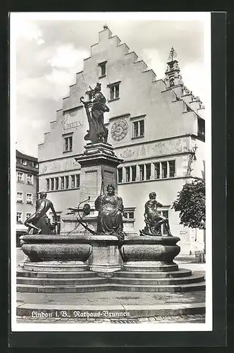 AK Lindau i. B., Rathaus-Brunnen