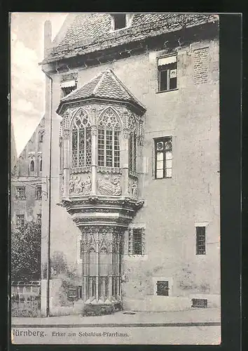 AK Nürnberg, Erker am Sebaldus-Pfarrhaus
