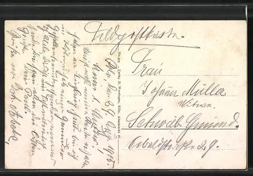 AK Köln a. Rh., Neumarkt mit eroberten französischen Kanonen