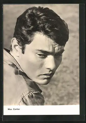 AK Schauspieler Max Cartier mit gerunzelter Stirn