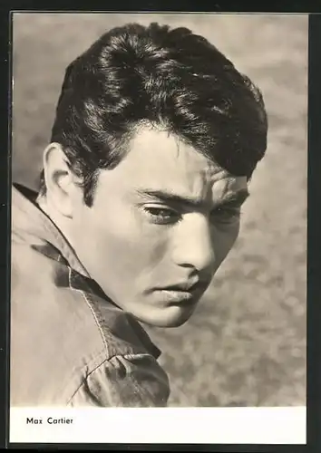 AK Schauspieler Max Cartier mit gerunzelter Stirn