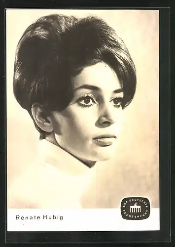 AK Schauspielerin Renate Hubig im Portrait