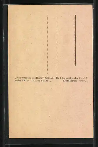 AK Schauspieler Enst von Klipstein, mit Hut