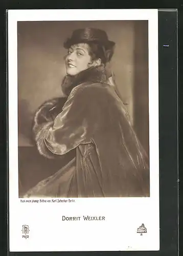 AK Schauspielerin Dorrit Weixler