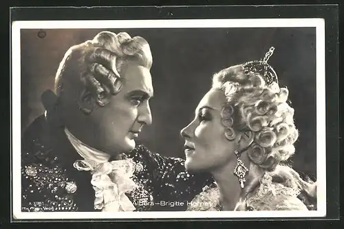 AK Schauspieler Brigitte Horney und Hans Albers