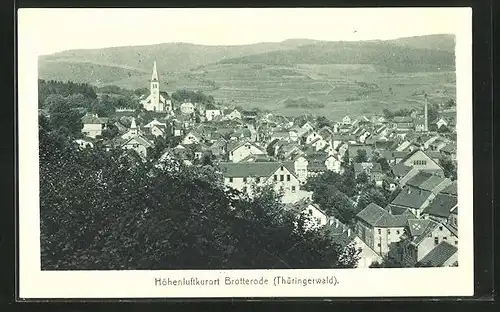 AK Brotterode /Thüringerwald, Teilansicht