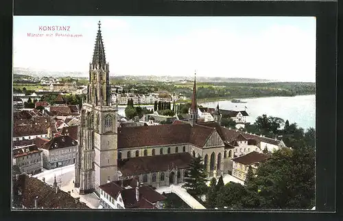 AK Konstanz, Münster mit Petershausen