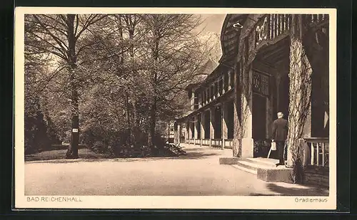 AK Bad Reichenhall, Partie am Gradierhaus