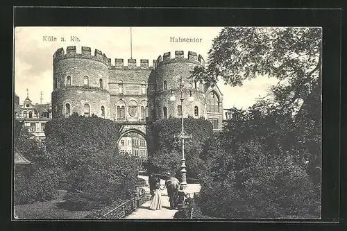 AK Köln a. Rh., Partie am Hahnentor