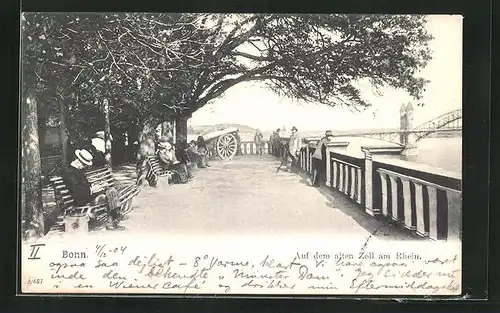 AK Bonn, Auf dem alten Zoll am Rhein