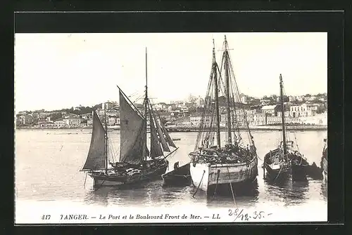 AK Tanger, Le Port et le Boulevard Front de Mer