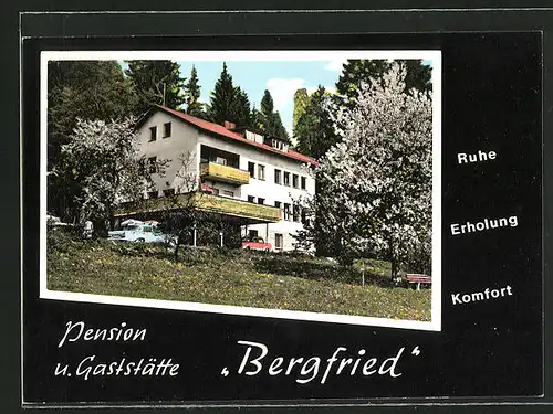 AK Rötz / Bauhof, Gasthaus-Pension Bergfried