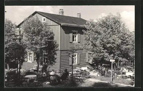 AK Oberhof, Gasthof Forsthaus Sattelbach