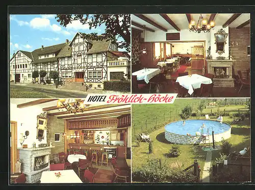 AK Schönhagen /Solling, Gasthaus Fröhlich-Höche