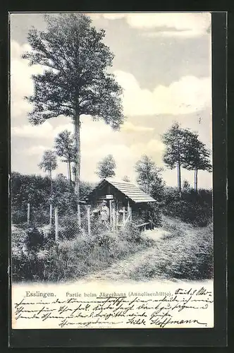 AK Esslingen, Partie beim Jägerhaus, Anneliesenhütte