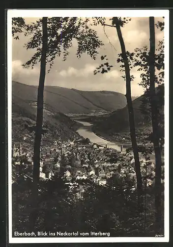 AK Eberbach, Blick ins Neckartal vom Itterberg