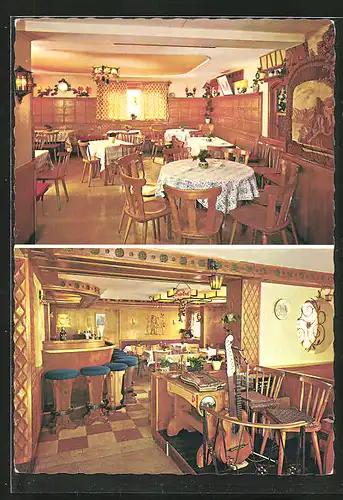 AK Oberstdorf, Cafe Weinstube Trettachstüble