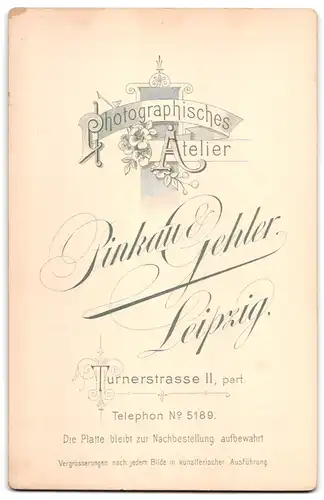 Fotografie Pinkau & Gehler, Leipzig, Turnerstrasse 11, Portrait bürgerliches Paar mit zwei Kindern