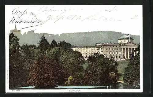 AK Kassel-Wilhelmshöhe, Schloss, Herkules