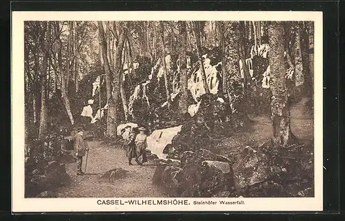 AK Kassel-Wilhelmshöhe, Steinhöfer Wasserfall