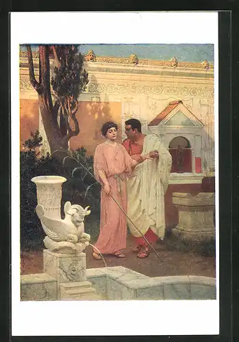 Künstler-AK sign. S. Bakalovic: Das Jawort