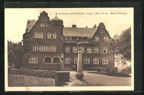 AK Schöneck i. Vogtl., Neues Rathaus