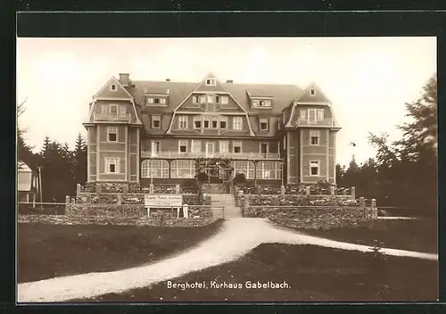AK Ilmenau, Berghotel Kurhaus Gabelbach