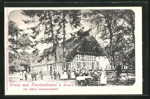 AK Frankenbostel b. Zeuen, Gasthaus von Joh. Albers