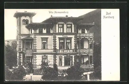 AK Bad Harzburg, Hotel Villa Hermannsburg