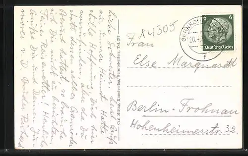 AK Gernrode /Harz, Panorama mit Kirche