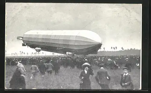AK Nürnberg, Landung des Zeppelin III.