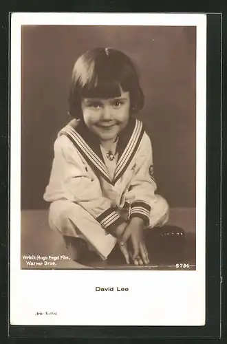 AK Schauspieler David Lee im Kostüm einer Filmrolle