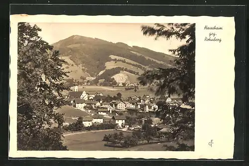 AK Hausham, Gesamtansicht gegen Rohnberg